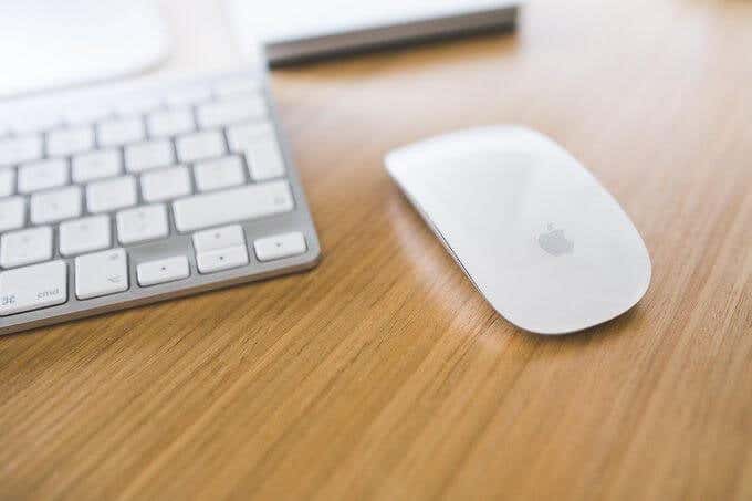 Wireless Mouse on a desk