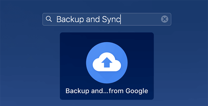 Backup and Sync in Spotlight Search 