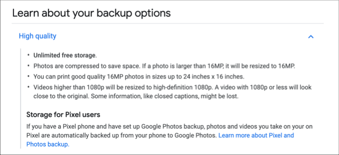 Learn about your backup options 