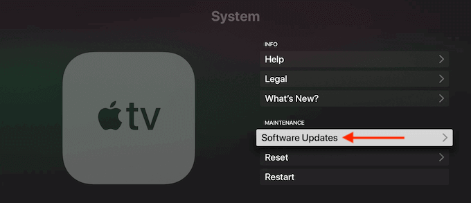 Software Updates in System 
