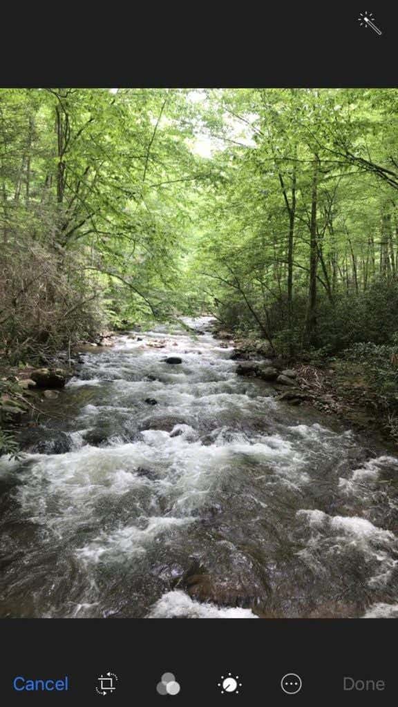 Photo of a river in Camera 