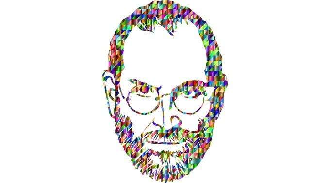 Drawing of Steve Jobs 