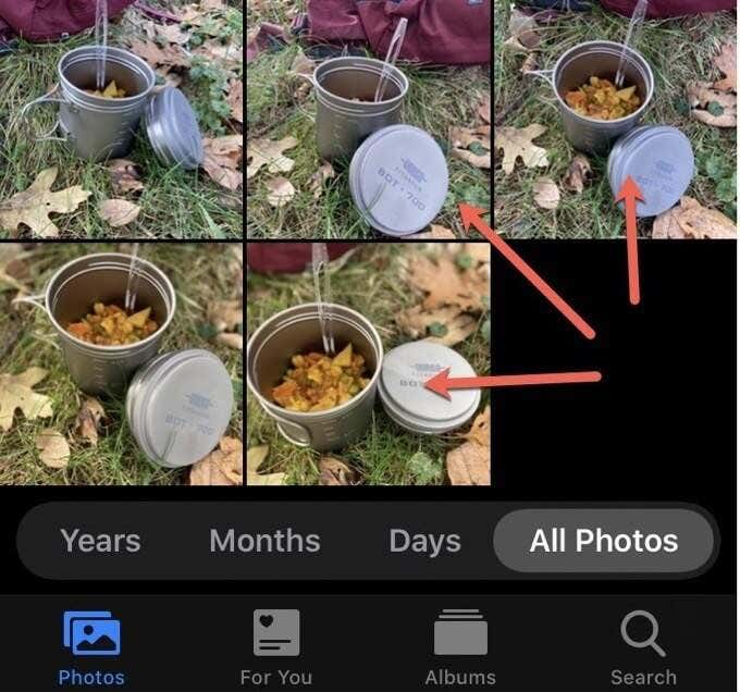 Three photos you want deleted 