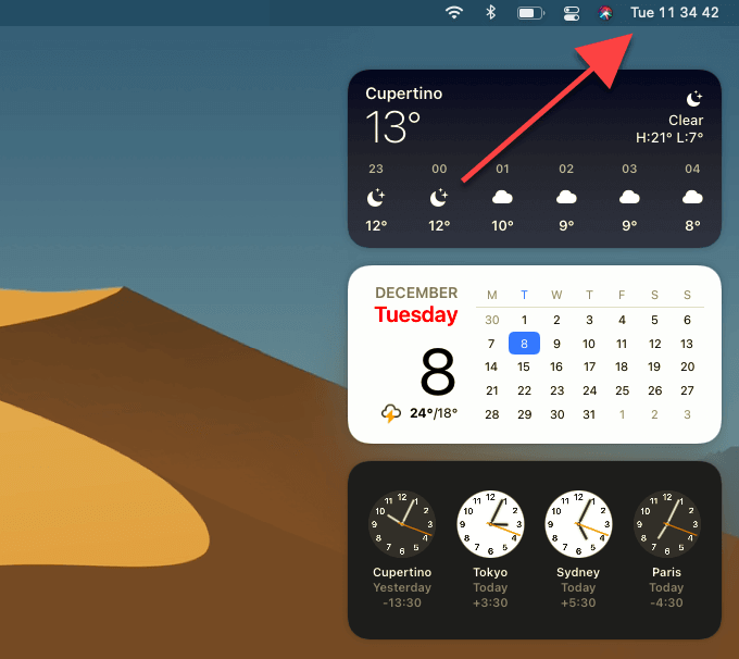 cool macbook widgets