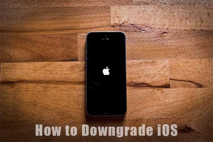 How to Downgrade iOS