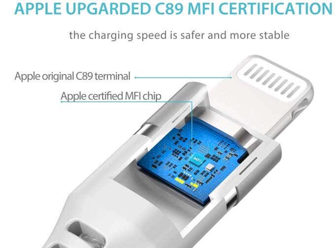 Apple C89 MFI Certification specs