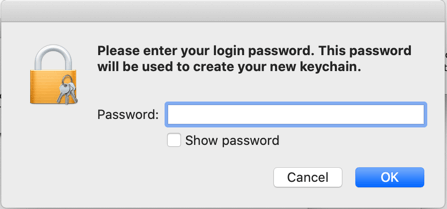 Password prompt 