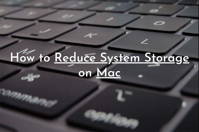 How to Reduce System Storage on Mac