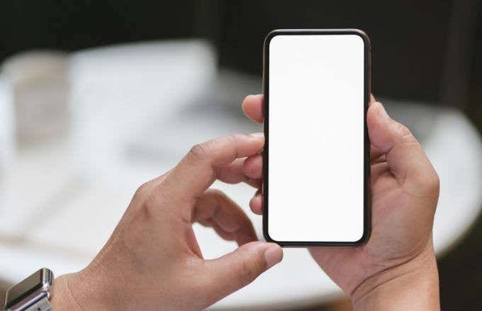 iphone 10 white screen