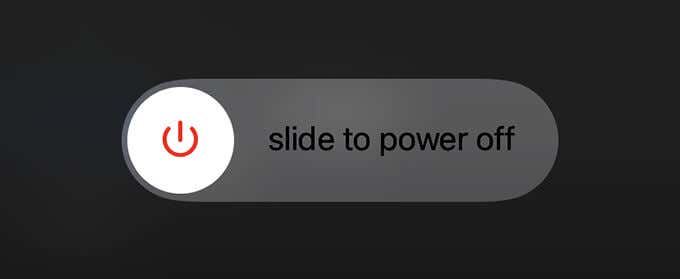 Slide to power off icon 