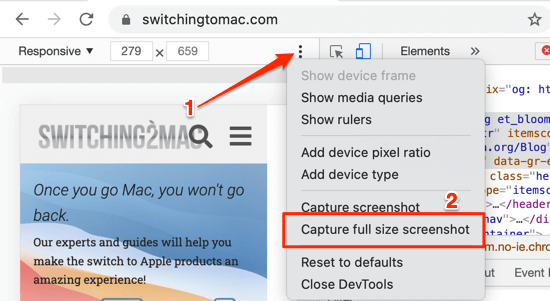 snagit scrolling capture chrome