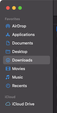 Downloads folder 