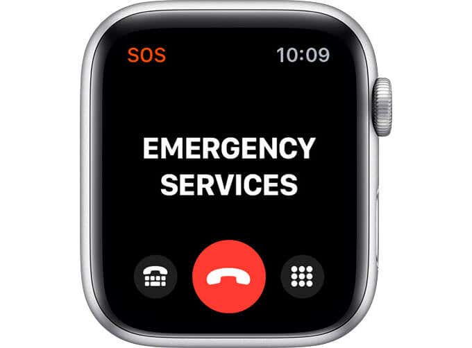 Apple Watch calling Emergency Services