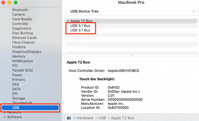 check for usb in mac check for usb in mac