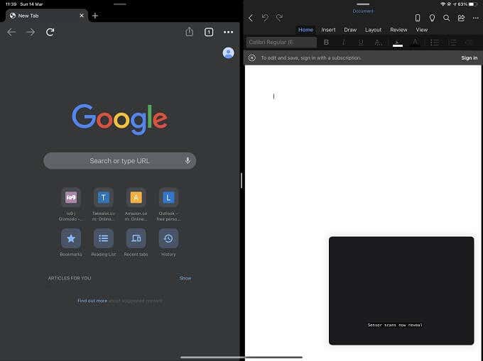 Chrome, Word, and Netflix running at the same time 