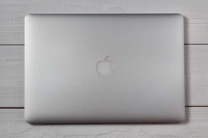 A Mac with its lid closed