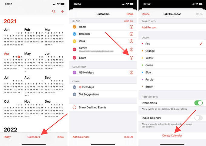 How to Delete Calendar Spam on Your iPhone image 5