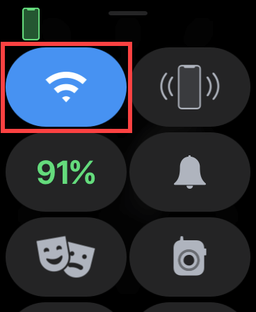 Wi-Fi icon in Watch 