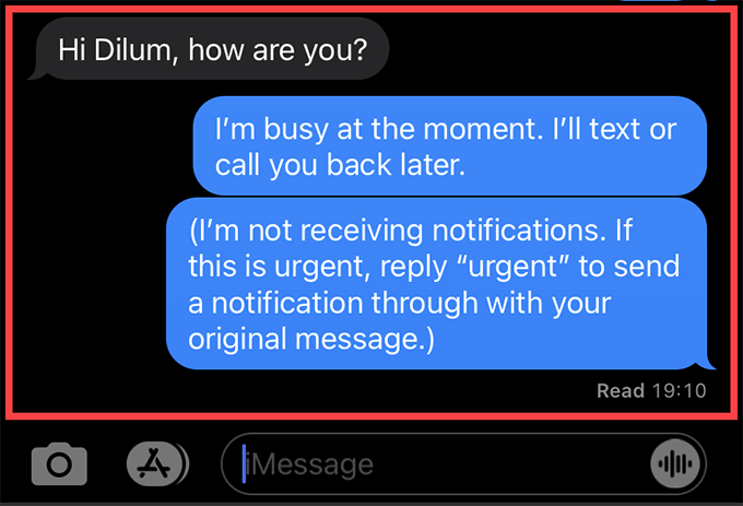 How to Setup Automatic Text Message Replies on iPhone image 9