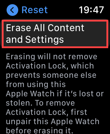 Settings > General > Reset > Erase All Content and Settings.