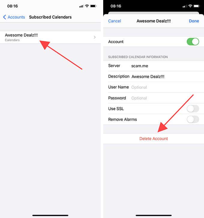How to Delete Calendar Spam on Your iPhone image 11