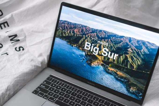 Big Sur on a MacBook 