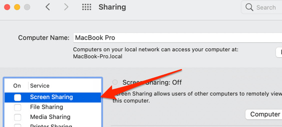 02 enable screen sharing mac