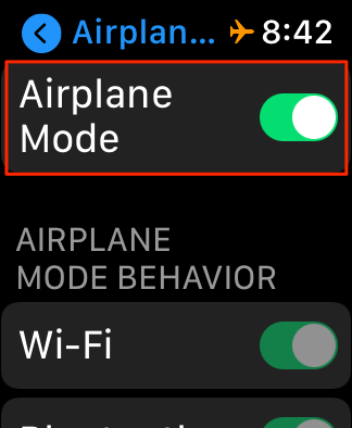 Airplane Mode toggle