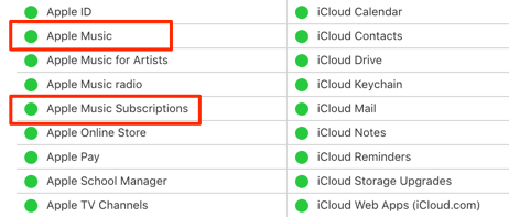 Apple System Support Page