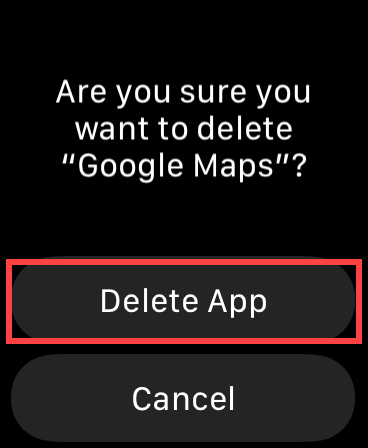 Delete App buttons 