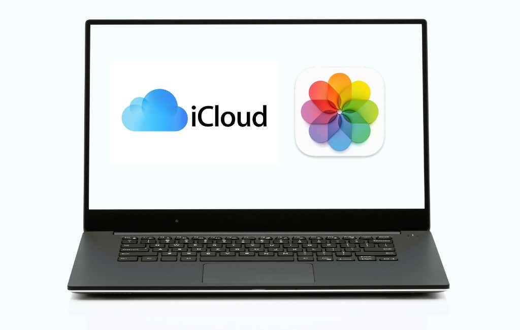 iCloud and Photos icons on a PC