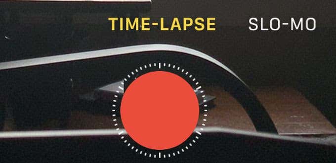 Time-Lapse record button 