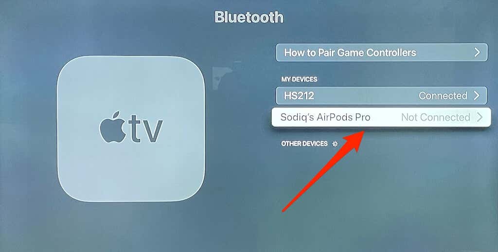 Settings > Remotes and Devices > Bluetooth > My Devices