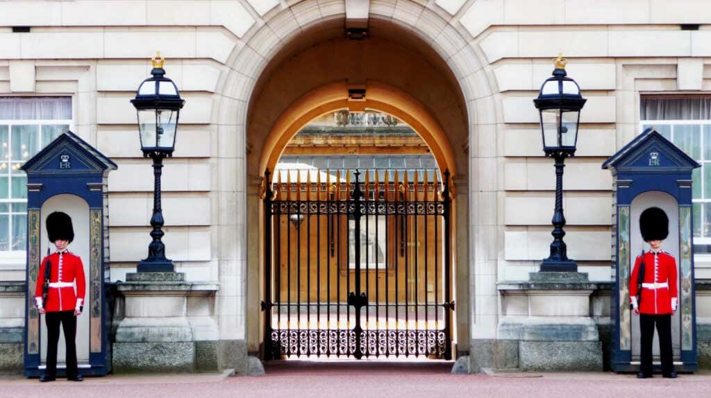 The gatekeepers at Buckingham Palace