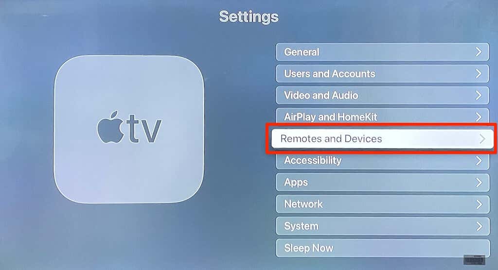 Settings > Remotes and Devices 