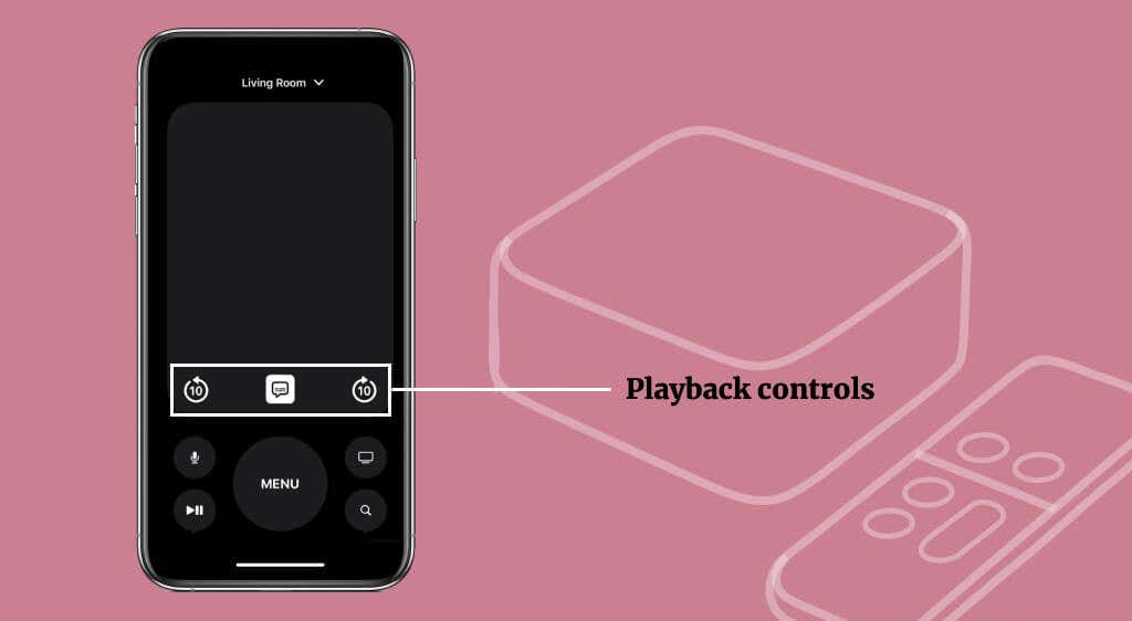 Playback controls in Touch Area