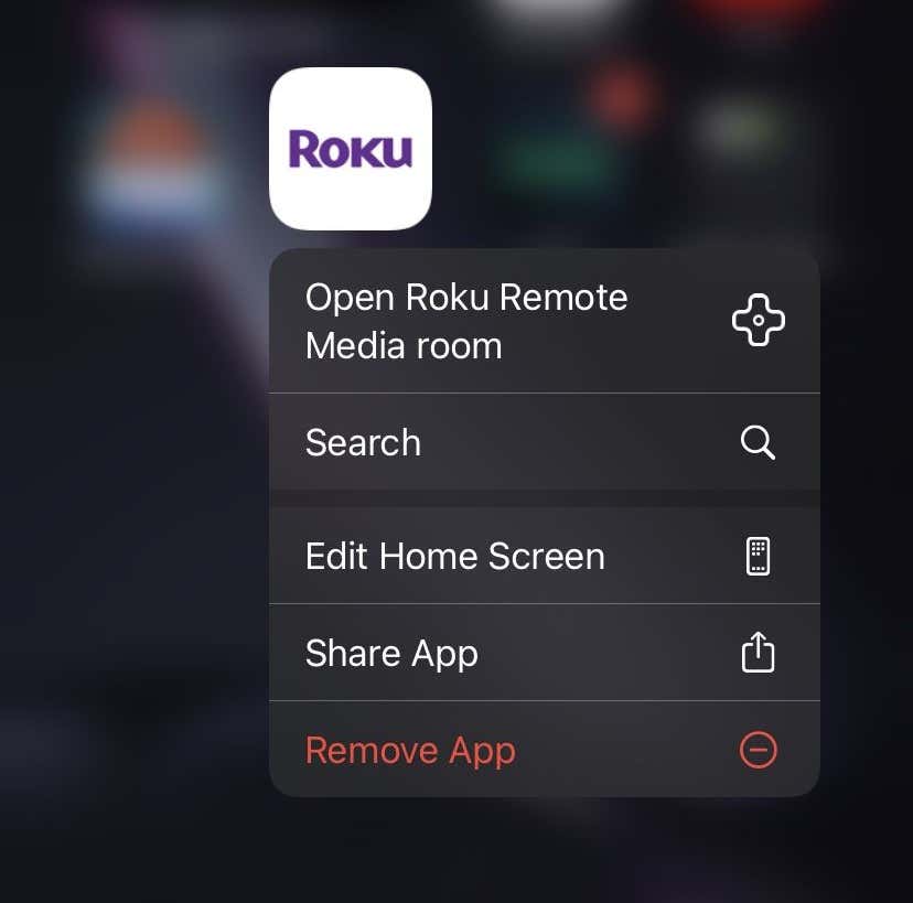 Remove app menu item 