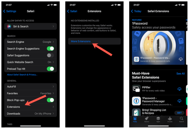 iPhone および iPad に Safari 拡張機能をインストールして使用する方法