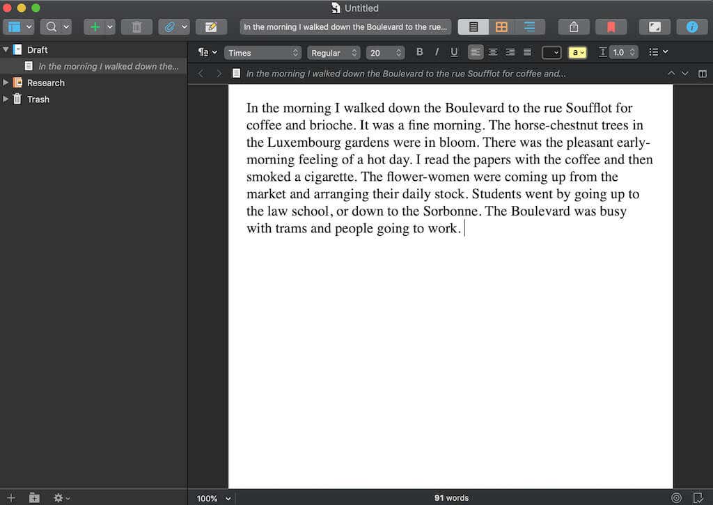 7 Best Writing Apps for Mac image 8