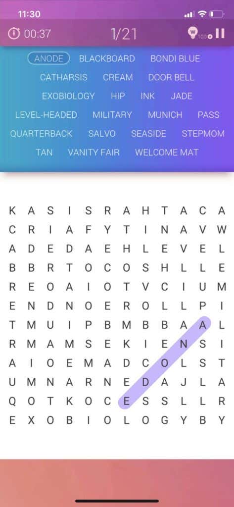 Word Search Pro game