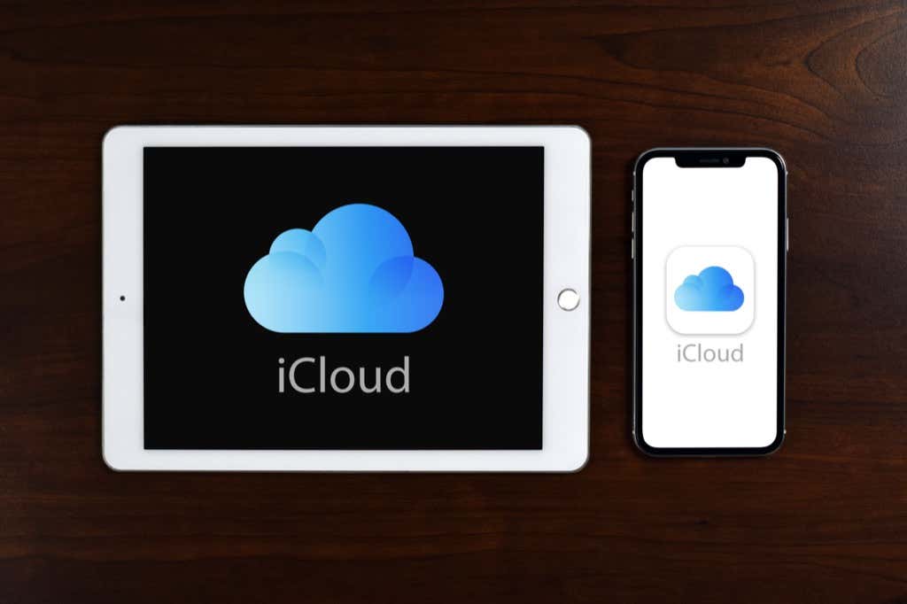 iCloud icon on iPhone and iPad