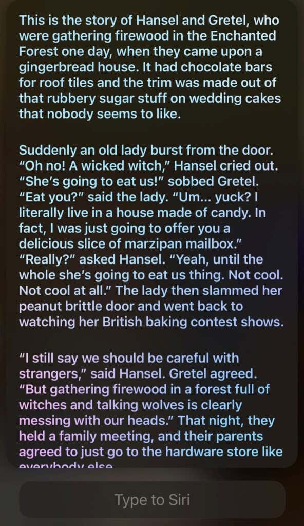 The story of Hansel & Gretel