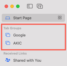 Tab Groups 