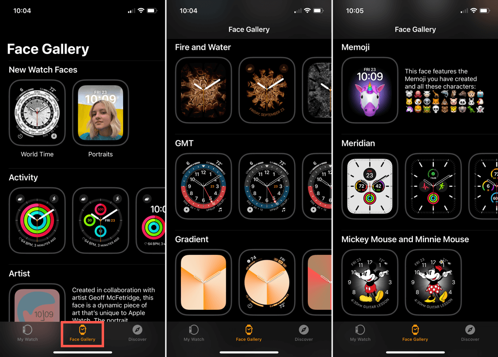 How to Add, Customize, and Change Apple Watch Faces image 2