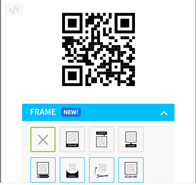 QR code screenshot