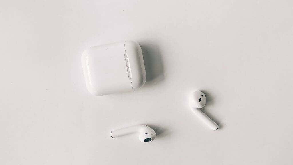 AirPods and case