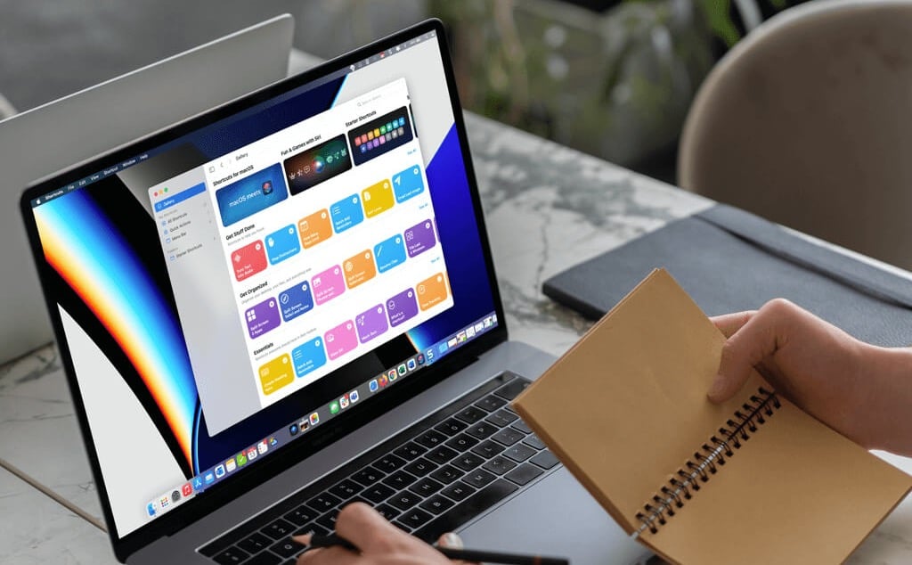 Shortcuts App on MacBook 