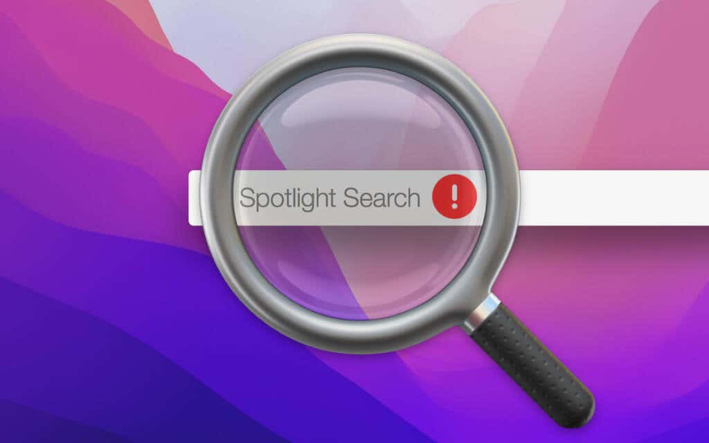 Spotlight Search not working