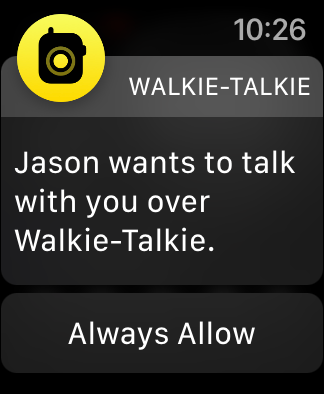 Walkie-Talkie invitation
