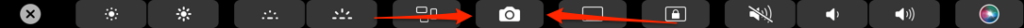 Camera icon on Touch Bar